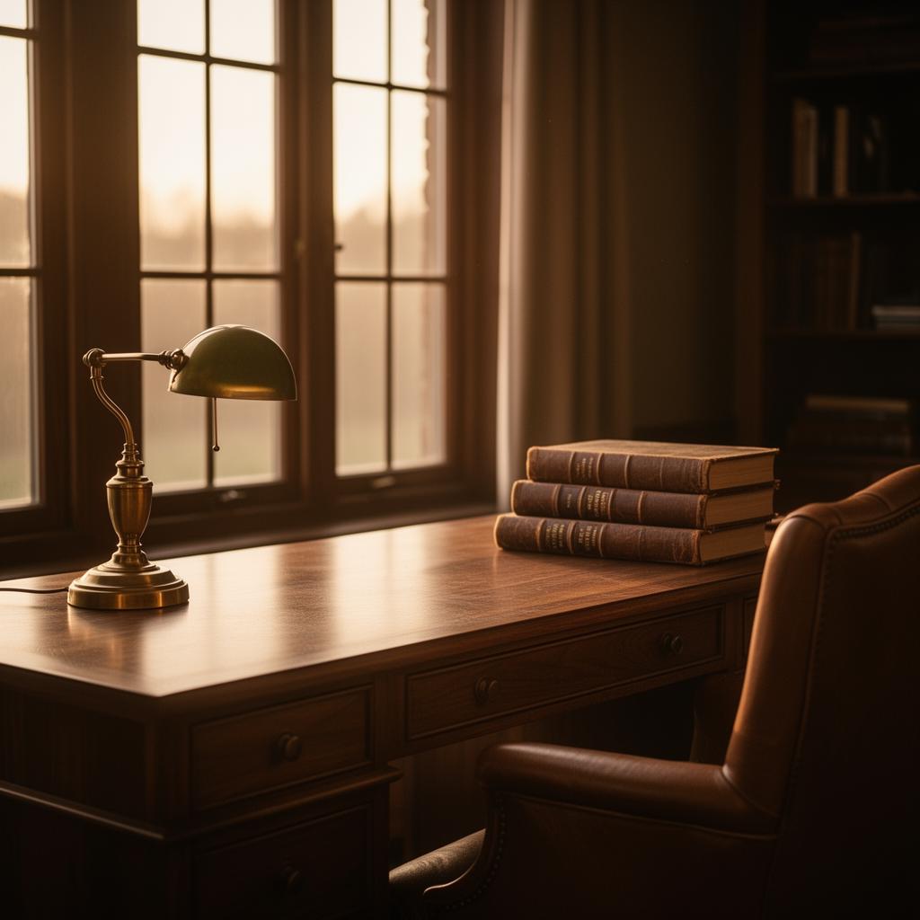 A quiet study at golden hour — the kind of mornings that wait on the other side of an exit.